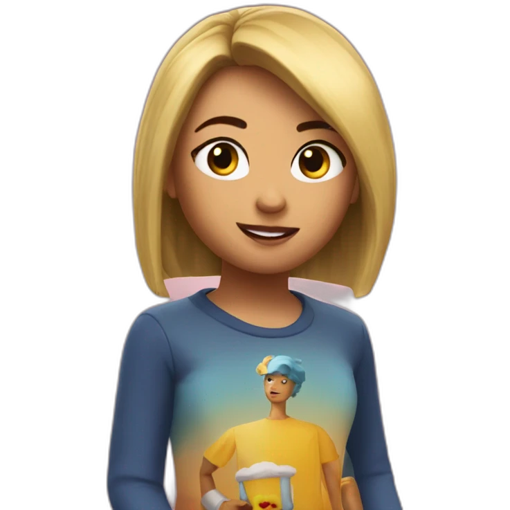 sofia giffoni playing roblox emoji