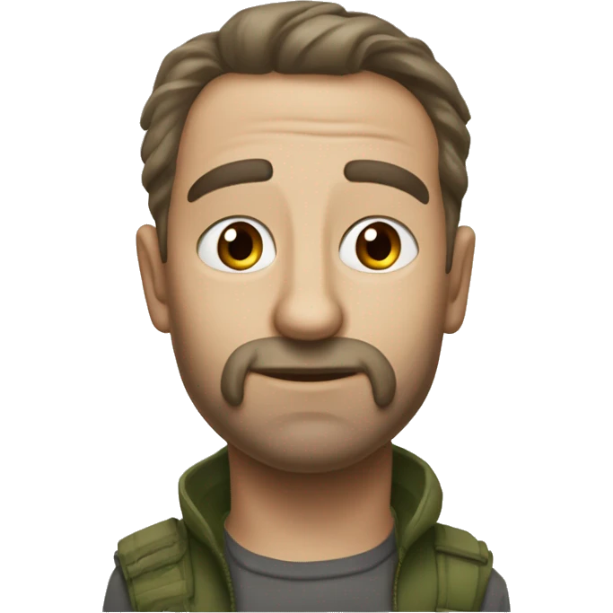 Мальчик с трубкой, и рядом что то рассыпали emoji