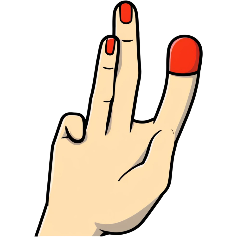 Finger emoji