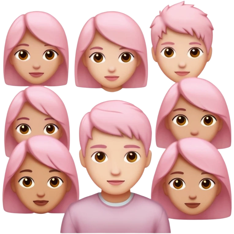 Light pink people emoji