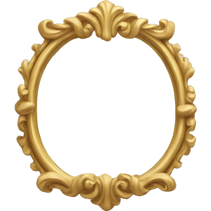 Fancy mirror  emoji