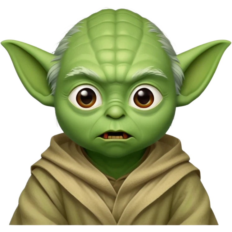 yoda ébahi  emoji
