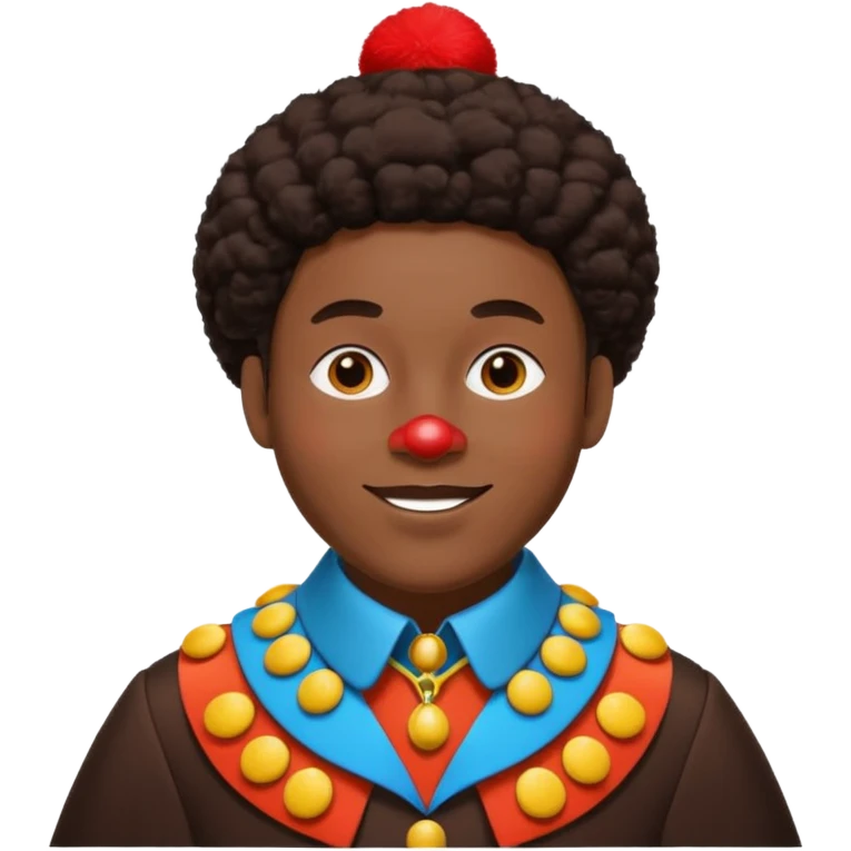 Sinterklaas zijn knecht, zwarte piet met , kraag, Piet pak  emoji