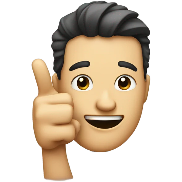 finger gun to the head emoji