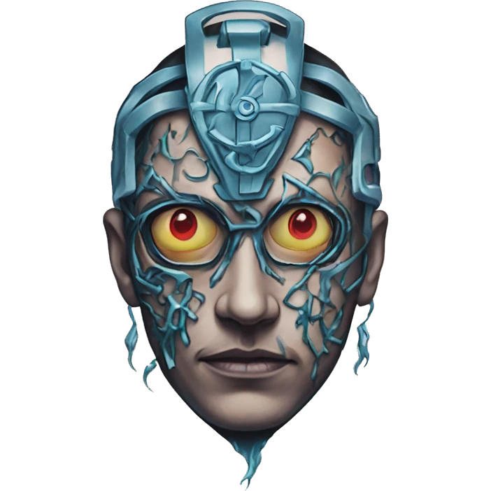 Cyber sigilism tattoo emoji