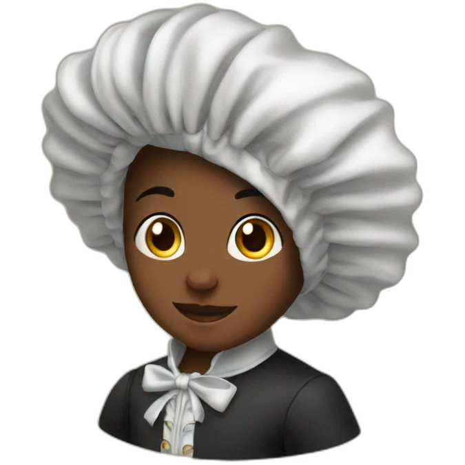 Tismey boy yet a satin bonnet emoji