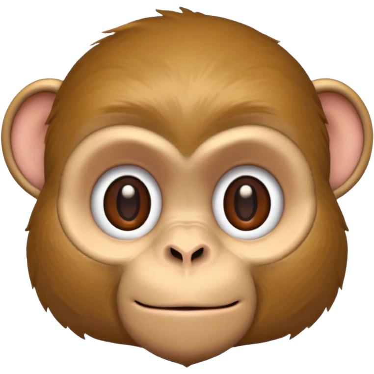 brainy monkey emoji