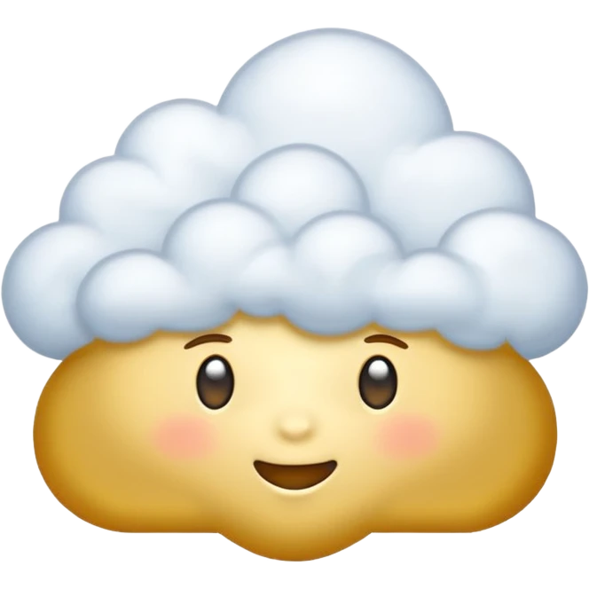 Nube voladora dorada de la serie de dragón ball, solo quiero la nube emoji