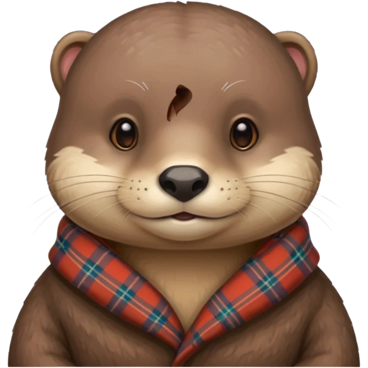 Loutre avec un plaid  emoji