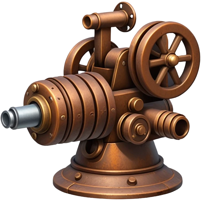 Gatling crank snake turret old rusty emoji