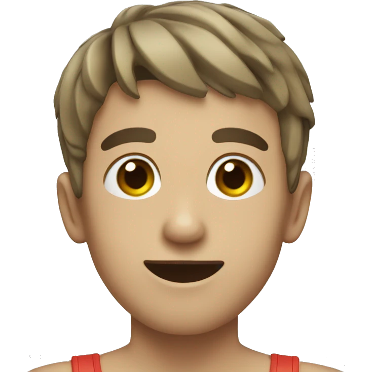 A boy diving emoji