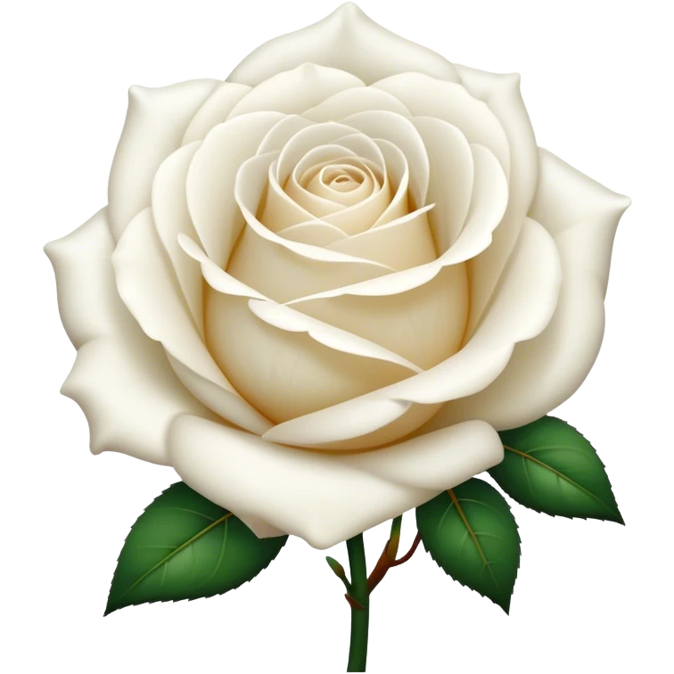 White rose l emoji