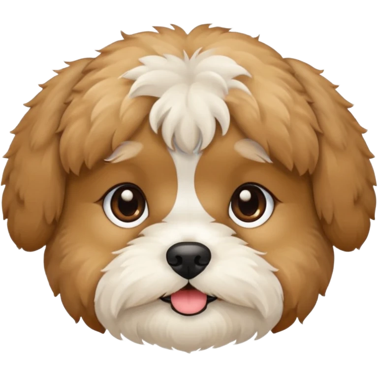 Shihpoo face all tan emoji