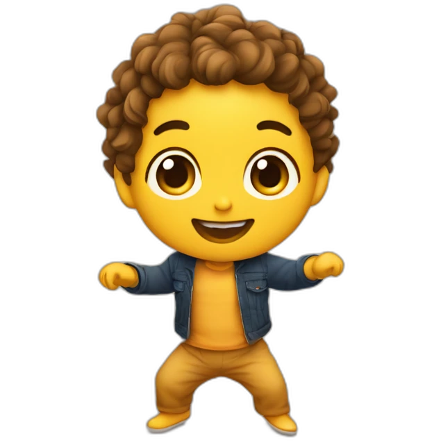quero um emojis de um bebê dançando emoji