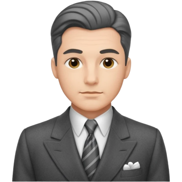A person wearing a 1940s suit emoji
