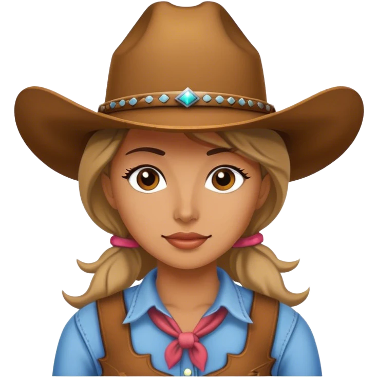 Cowgirl emoji