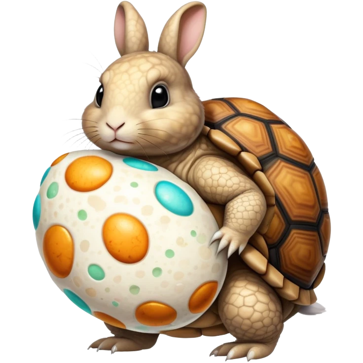 Can you create a bunny fuse with a tortoise and an egg? emoji