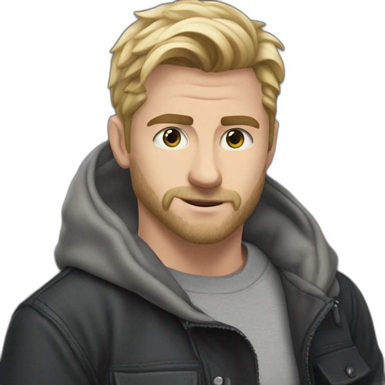 solo meme boy with beard emoji