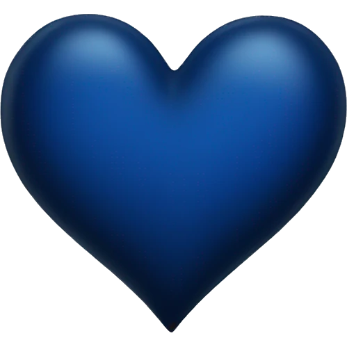 dark blue heart emoji
