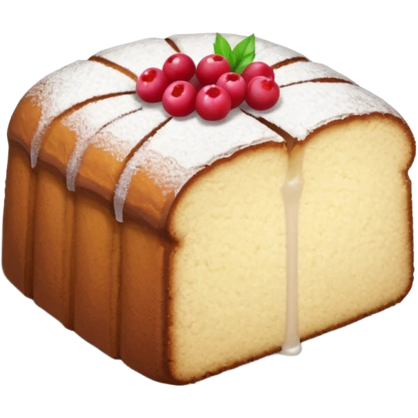 BROWN POUND CAKE emoji
