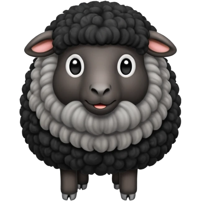 Black sheep emoji
