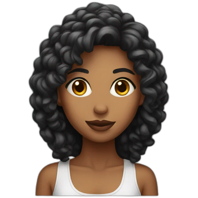 Hot girl emoji