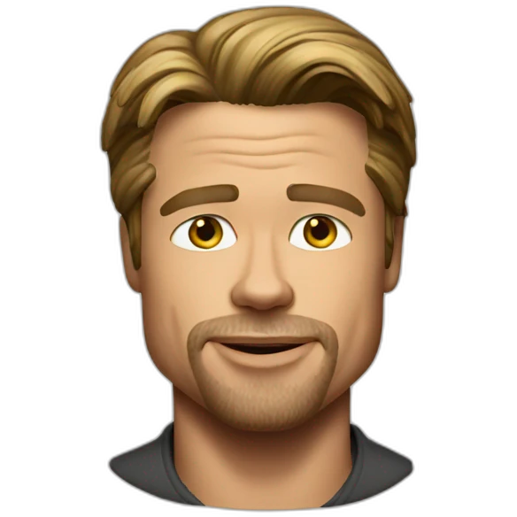 brad pitt emoji