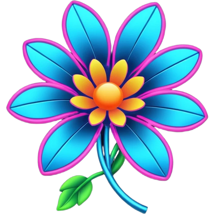 cyber flowers emoji