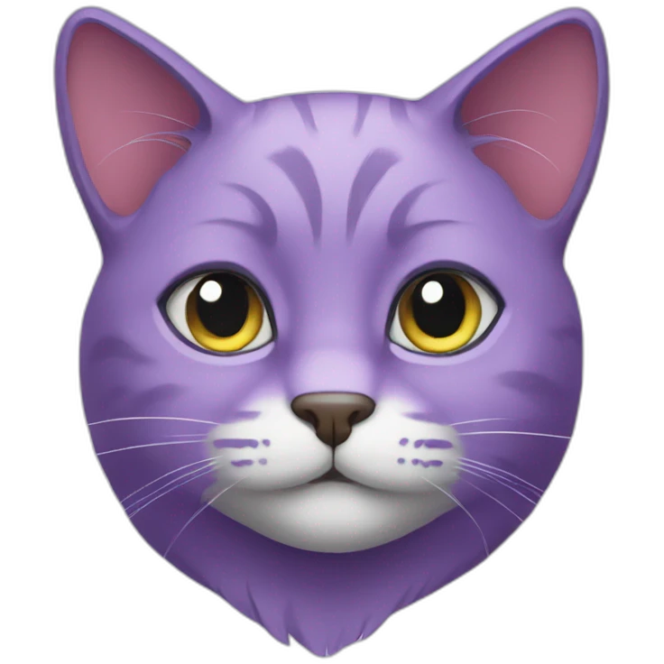 Purple cat emoji