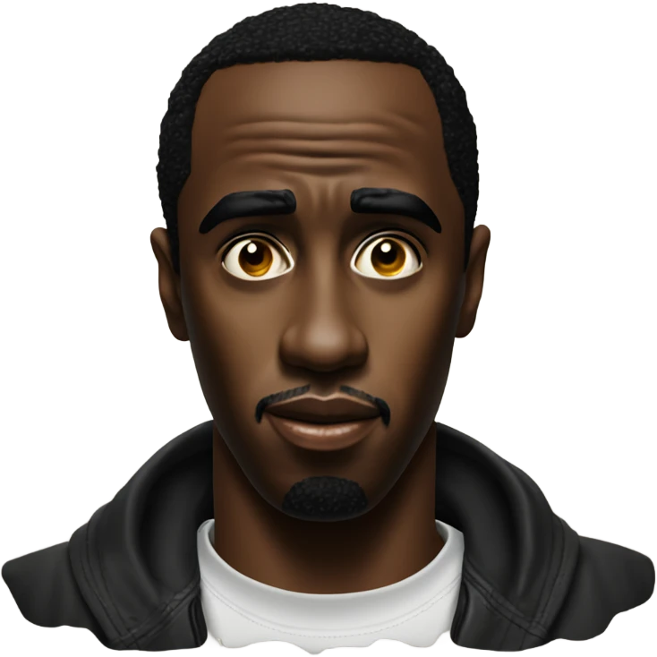 P diddy with oil all over his face emoji