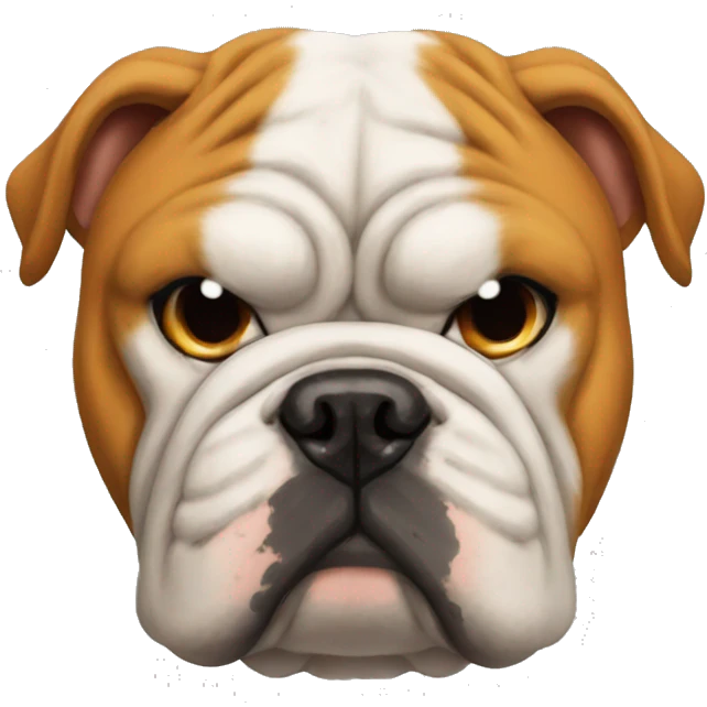 bulldog ingles vestido de goku emoji
