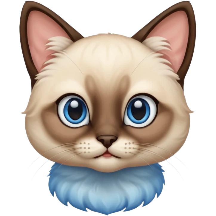 baby siamese cat emoji