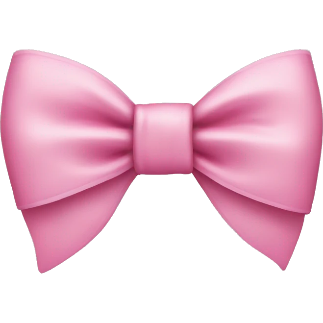 pink bow  emoji