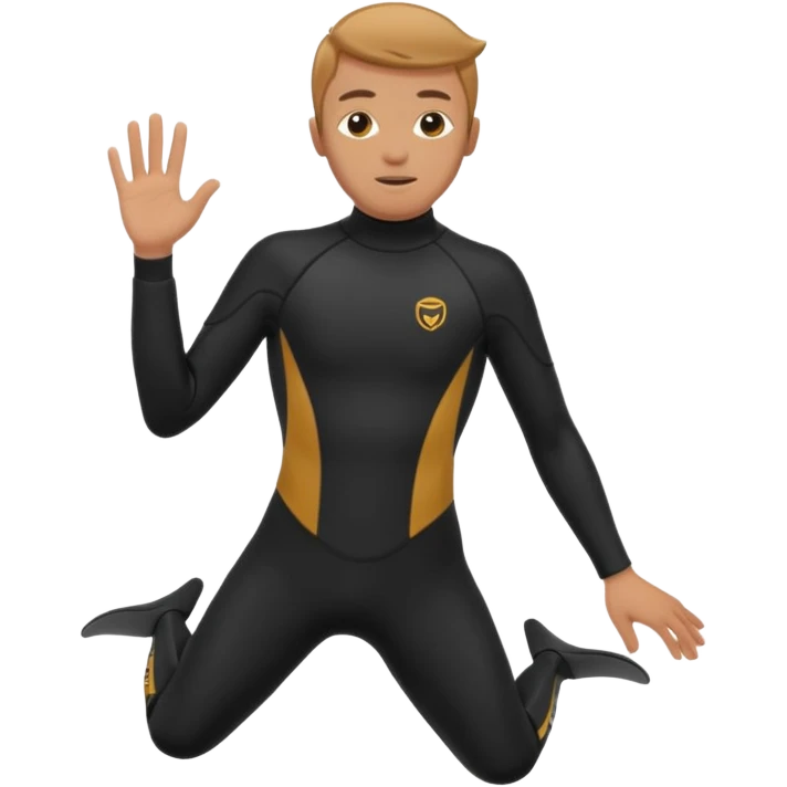 diver wetsuit only wetsuit emoji