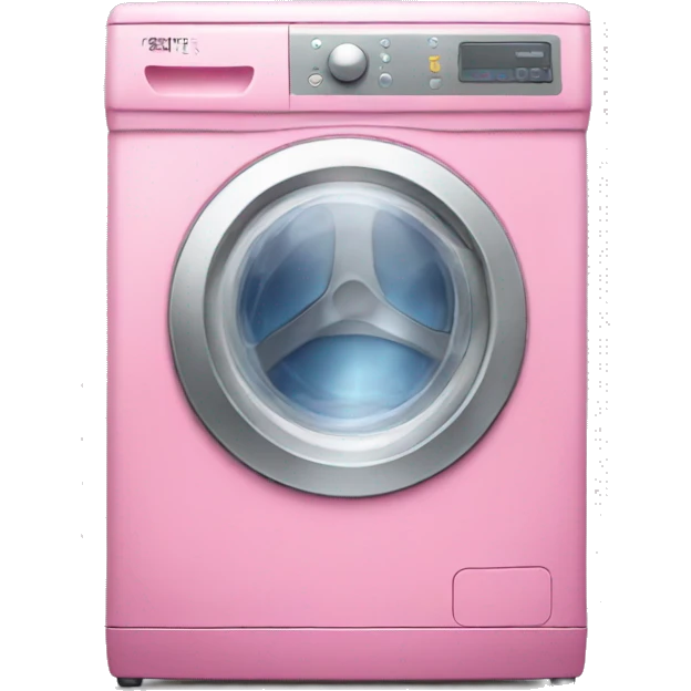 Pink washing machine  emoji