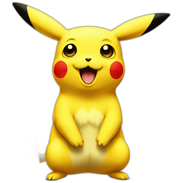 Stoned pikachu emoji