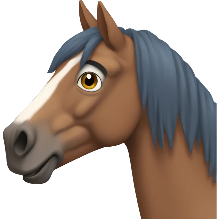 Horse like bojack horseman  emoji