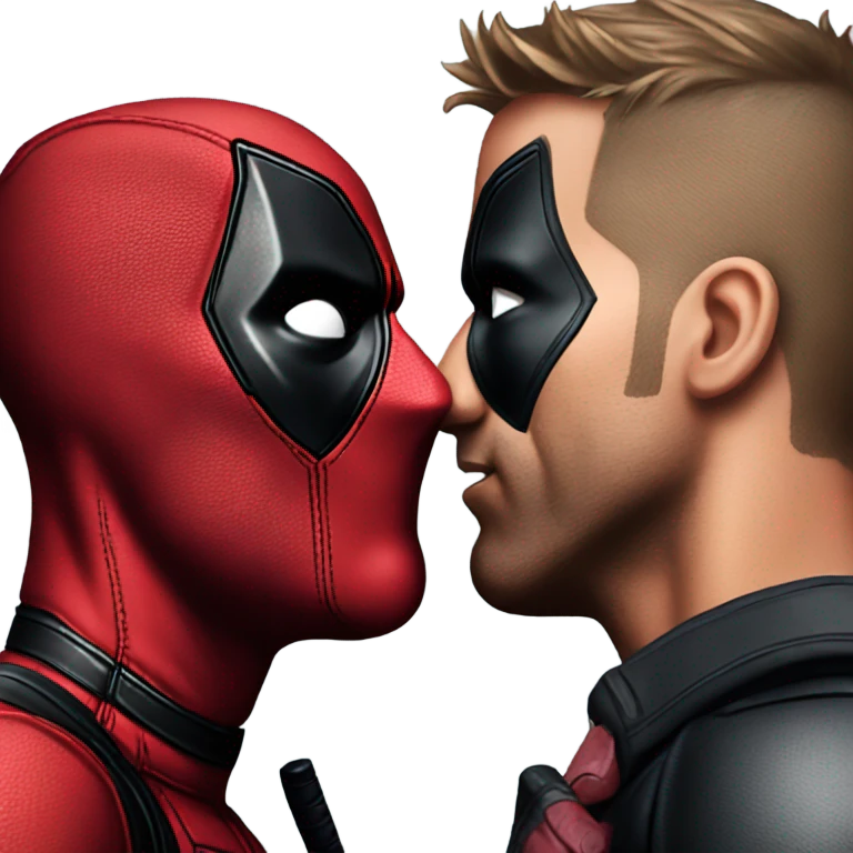Deadpool kiss emoji