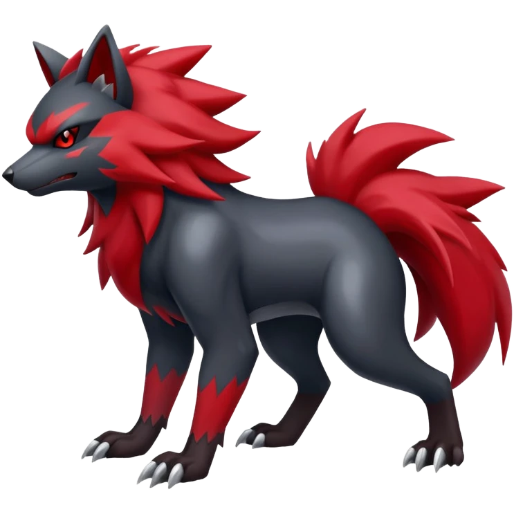 Shiny Zoroark (full body) emoji