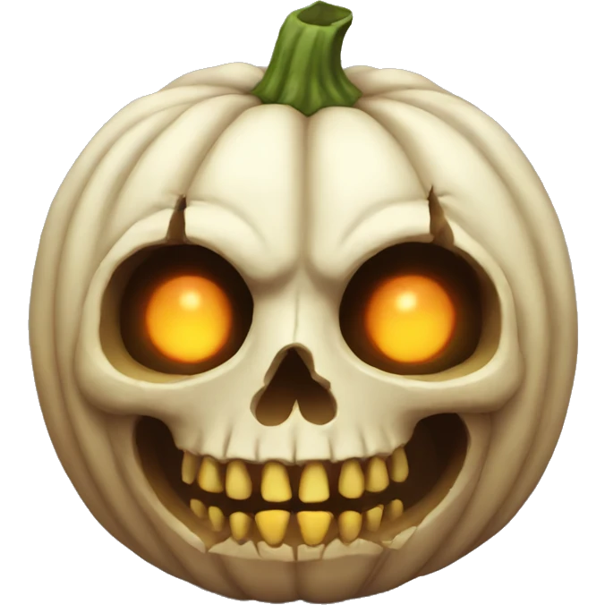 pumpkin skull emoji
