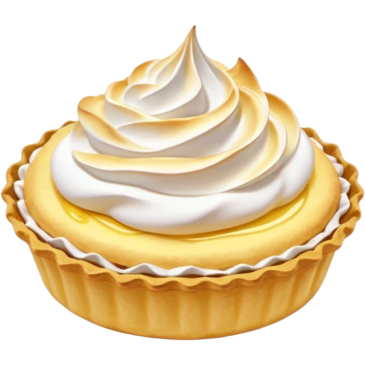Lemon tartlet with meringue on top emoji
