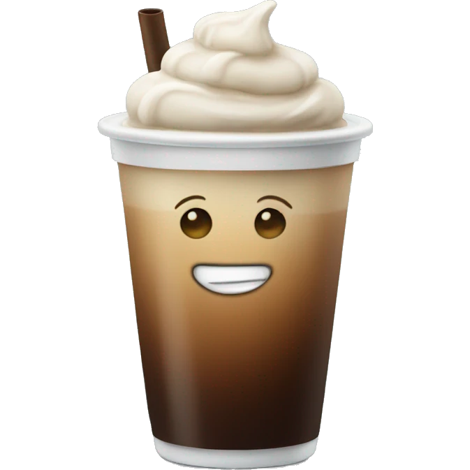 Ice coffe emoji