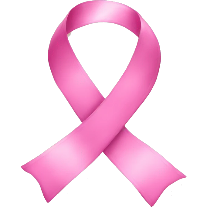 Pink ribbon emoji