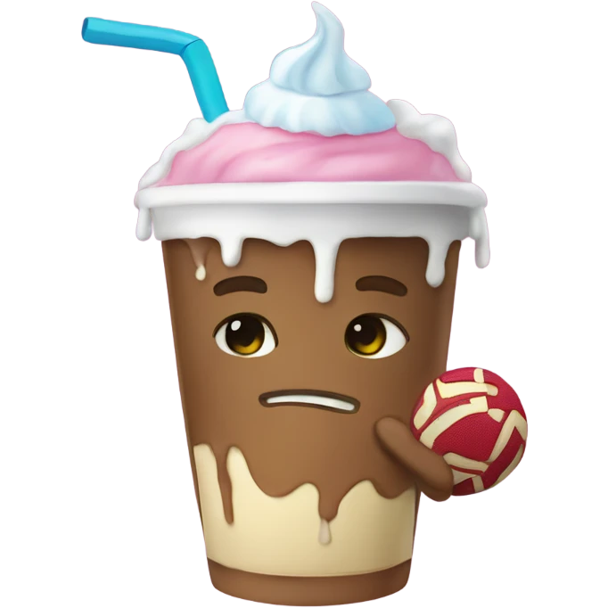 Water Polo eating milkshakes! emoji