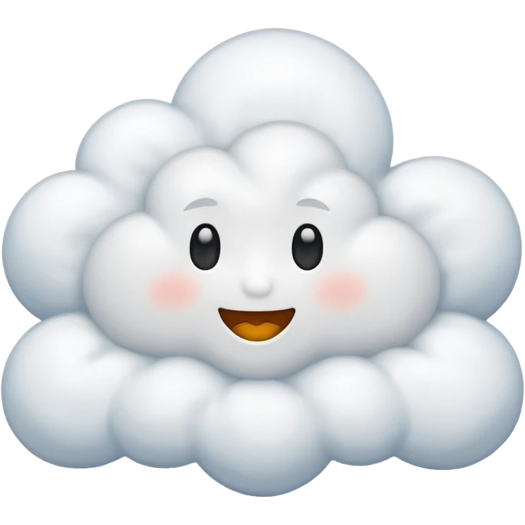 cloud happy emoji
