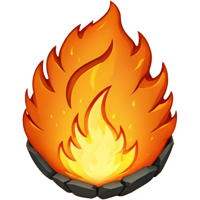 fire stone emoji