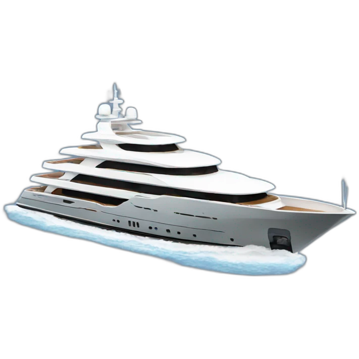 Super yacht emoji