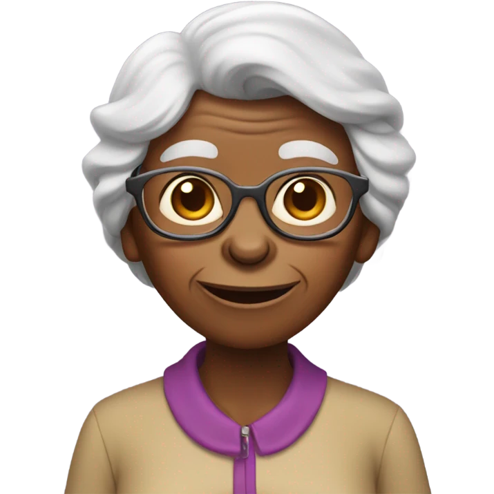 Grandma monkey emoji