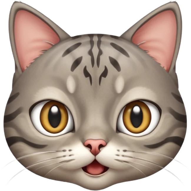 surprised cat emoji