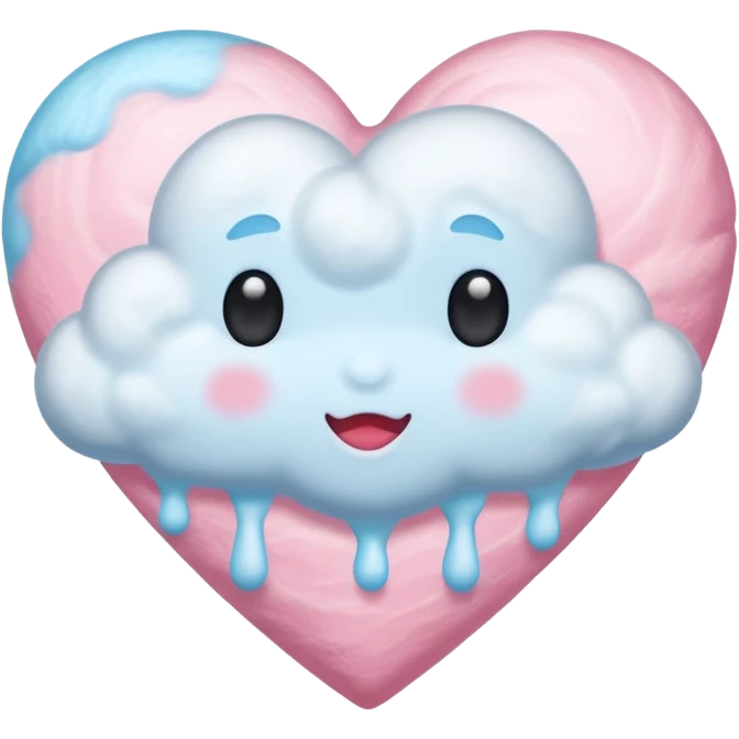 cloud-themed heart emoji